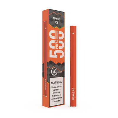 La sigaretta 1.3ml attivato tiraggio 500 della penna E del ghiaccio del mango soffia batteria 280mAh