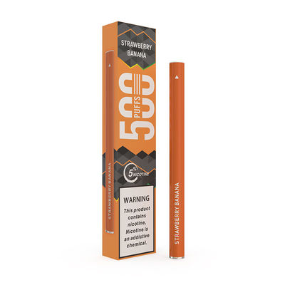 Soffi non ricaricabili elettronici 1.3ml 500 della sigaretta del fumo arancio 280mAh