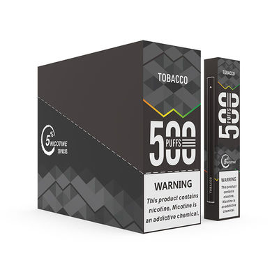 E-Cigs eliminabili del ODM e dell'OEM 500 soffi fino a 20 sapori