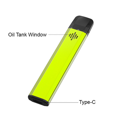300Puffs vaporizzatore 2ml CBD Vape eliminabile Pen For Concentration Oil